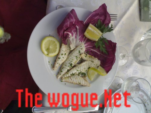 SECONDO PIATTO ORATA GRIGLIATO CON RADICCHIO