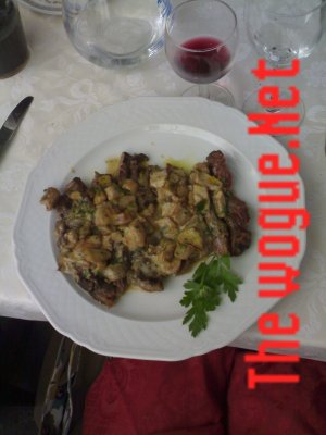 TAGLIATA DI MANZO CON FUNGHI PORCINI SECONDO PIATTO