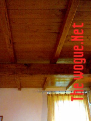 SOFFITTO IN LEGNO INTERNO CAMERA DA LETTO RELAIS IL PARADOSSO
