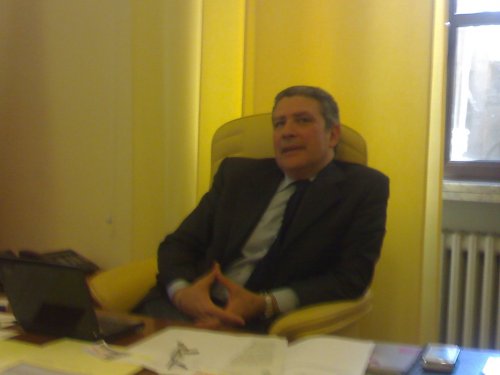presidente provincia di viterbo marcello meroi al palazzo gentili