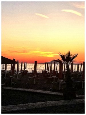 tramonto di tarquinia su tibidabo beach club