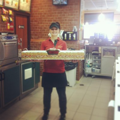 SUBWAY CIVITAVECCHIA CON SUPER PANINO ED TEA PER THE WOGUE.NET
