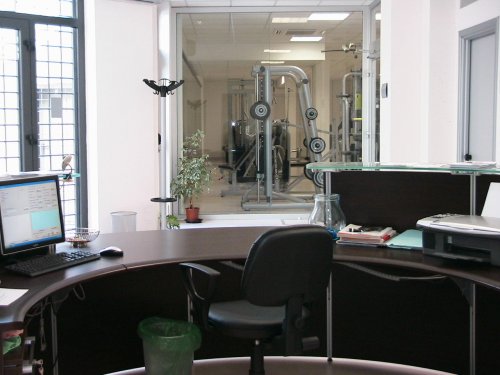 RECPTION TECNO FITNES PUBBLICIT&agrave; VITERBO