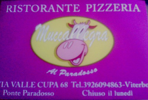 mucca allegra viterbo ristorante