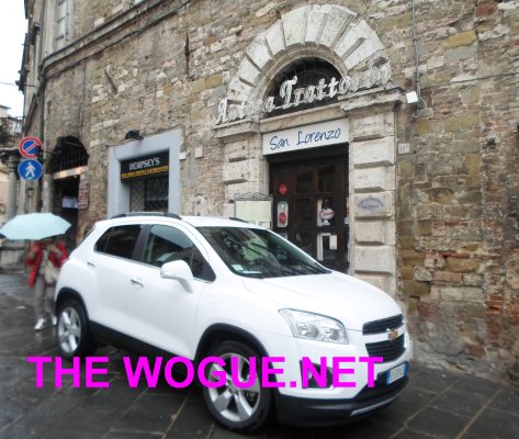 CHEVROLET TRAX DAVANTI ANTICA TRATTORIA SAN LORENZO PERUGIA