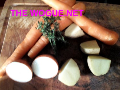 carote sipo e patate cipolle