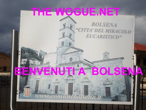 WELCOME IN BOLSENA ITALIA LAZIO PROVINCIA DI VITERBO