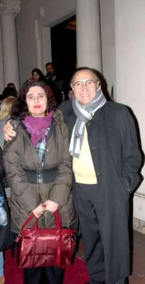 evento gattinoni roma gennaio 2011 pippo baudo e patrizia pierbattista