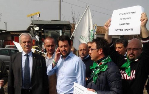 LA LEGA CONTRO I SBARCHI E IL GOVERNO ED ALFANO