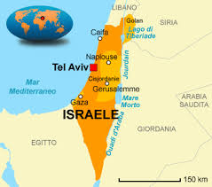  mappa israele palestinese